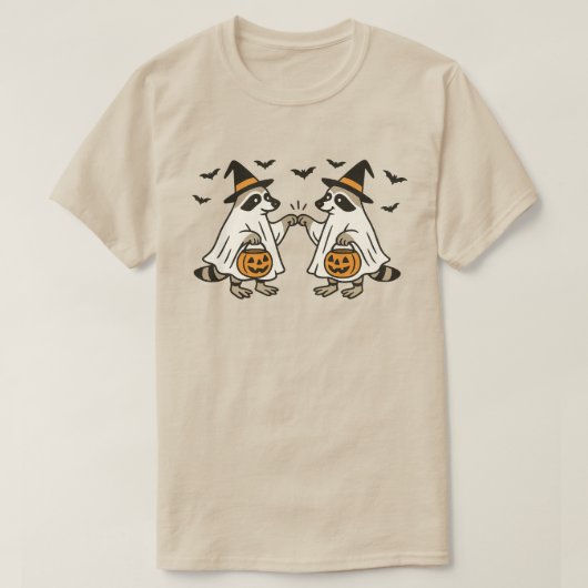 Cute Raccoon Bumps | Funny Animal Pun | Raccoon Lo Tシャツ (デザイン正面)