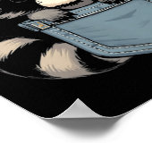 Cute Raccoon Cket Funny For Mens Womens Kids Racco ポスター (角)