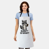 Cute Raccoon Cooking Apron – Funny Animal  エプロン (着用した状態)
