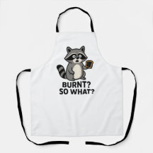 Cute Raccoon Cooking Apron – Funny Animal 