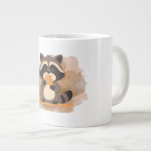 Cute Raccoon Mug ジャンボコーヒーマグカップ (正面右)
