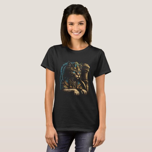 Cute Ragdoll Cat  Egyptian Pharaoh Ragdoll Cat Tシャツ (正面フル)