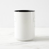 Cute Rain Cloud and Flower Coffee Mug マグカップ (中央)