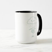 Cute Rain Cloud and Flower Coffee Mug マグカップ (正面右)