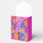 Cute Rainbow 6th Birthday Favor Box フェイバーボックス (オープン)