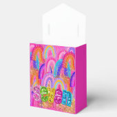 Cute Rainbow 7th Birthday Favor Box フェイバーボックス (オープン)