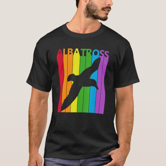 Cute Rainbow Albatross bird Tシャツ (正面)