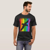 Cute Rainbow Albatross bird Tシャツ (正面フル)