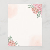 Cute Rainbow Boho Baby Shower (裏面)