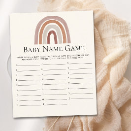 Cute Rainbow Boho Baby Shower