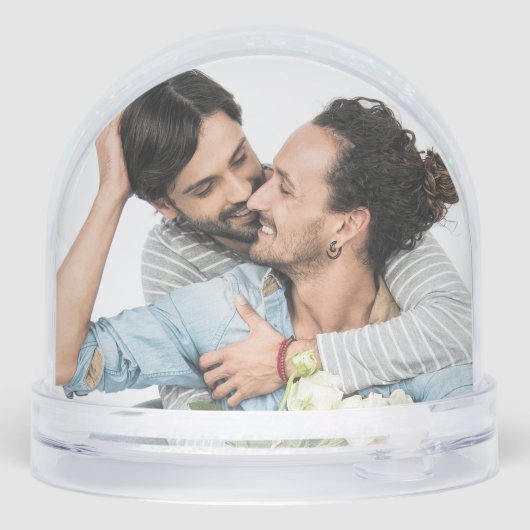 Cute Rainbow Couple Photo Christmas (裏面)