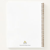 Cute Rainbow Glitter Splatter Journal Notebook ノートブック (裏面)