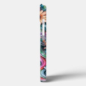 Cute Rainbow Hair Chibi Girl Phone Case Case-Mate iPhoneケース (裏面 / 左)