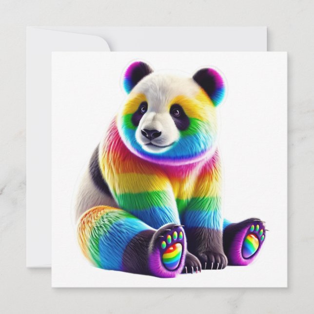 Cute Rainbow Panda (正面)