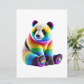 Cute Rainbow Panda カード (スタンド正面)