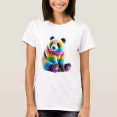 Cute Rainbow Panda Tシャツ (正面)