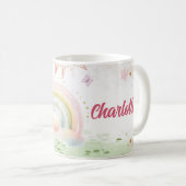  Cute Rainbow Unicorn Porcelain Mug コーヒーマグカップ (正面右)
