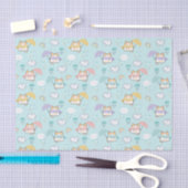 Cute Rainy Day Pattern Tissue Paper 薄葉紙 (クラフト)