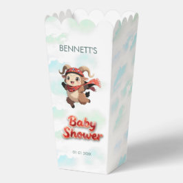 Cute Ram Winter Baby Shower Treat Box フェイバーボックス