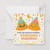 Cute Ramadan Mubarak  ノートカード (正面)