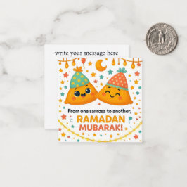 Cute Ramadan Mubarak  ノートカード