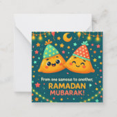Cute Ramadan Mubarak  ノートカード (正面)