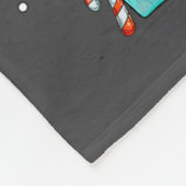 Cute Rat Terrier Le Dog Christmas Tree Xmas フリースブランケット (角)