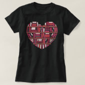 Cute Reading Library Books Lover Heart Librarian G Tシャツ (デザイン正面)