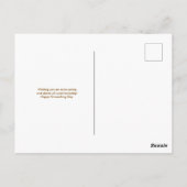 Cute Realistic Groundhog Family Photo ポストカード (裏面)