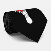 Cute red cardinal Peek ネクタイ (ロール)