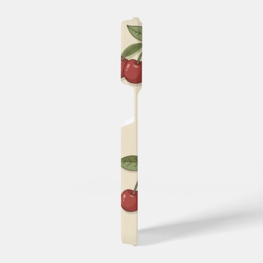 Cute Red Cherry Blossom Phone Case  iPhoneケース (右側面)