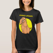 Cute Red Cocker Spaniel Tシャツ (正面)