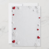 Cute Red Gnome Christmas Party Invitation 招待状 (裏面)