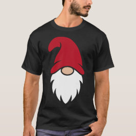 Cute Red Hat Christmas Gnome Tシャツ