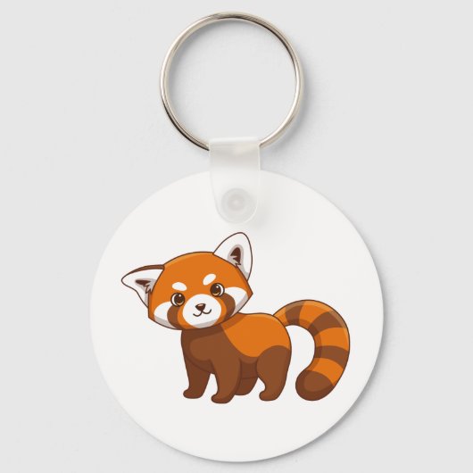 Cute Red Panda キーホルダー (正面)