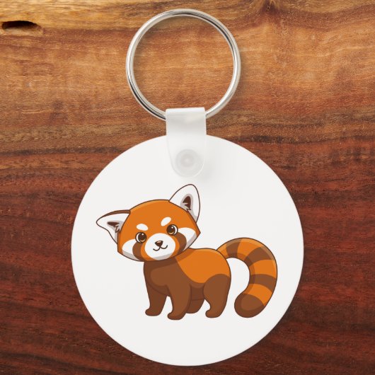 Cute Red Panda キーホルダー (正面)