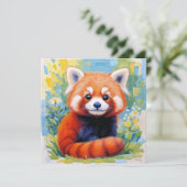 Cute Red Panda card.  (スタンド正面)