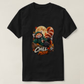 Cute Red Panda Chill Mode Tシャツ (デザイン正面)