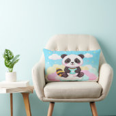 Cute Red Panda Coffee Mug & Pillow - Happy Kawaii  ランバークッション (椅子)