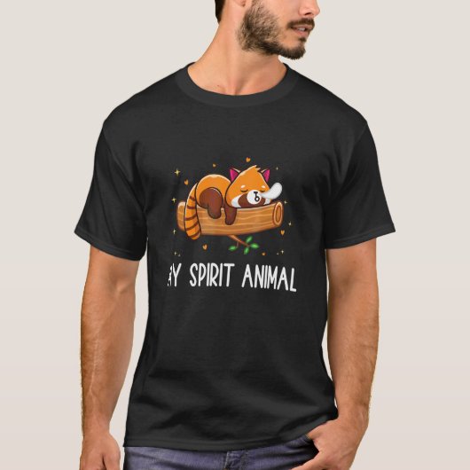 Cute Red Panda    Red Panda My Spirit Animal 1 Tシャツ (正面)