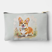 Cute Red Pembroke Welsh Corgi Dog アクセサリーポーチ (裏面)