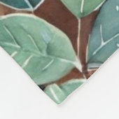 Cute Red Squirrel Moonlit Night Sky Personalized フリースブランケット (角)