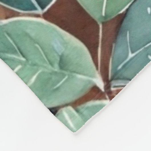 Cute Red Squirrel Moonlit Night Sky Personalized フリースブランケット (角)