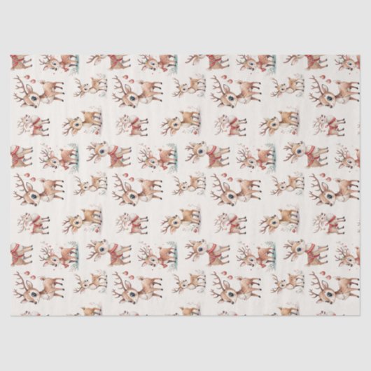 Cute  Reindeer 薄葉紙 (正面)