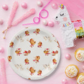 Cute Reindeer Christmas  ペーパープレート (パーティー)