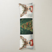 Cute Reindeer Christmas Bedding For Body Pillow ボディピロー (裏面 (縦))