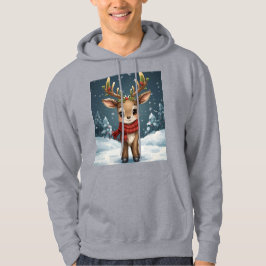 Cute reindeer christmas cozy winter wear for  パーカ