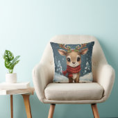 Cute reindeer Christmas for cozy living room クッション (椅子)