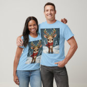 Cute reindeer christmas for festive outfits tシャツ (ユニセックス)