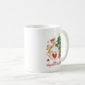 Cute Reindeer Christmas Mug コーヒーマグカップ (正面右)